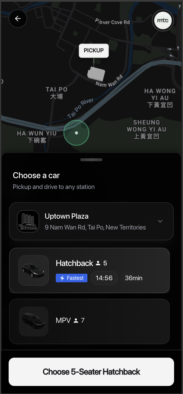 掃碼即走 - MTC Transit App